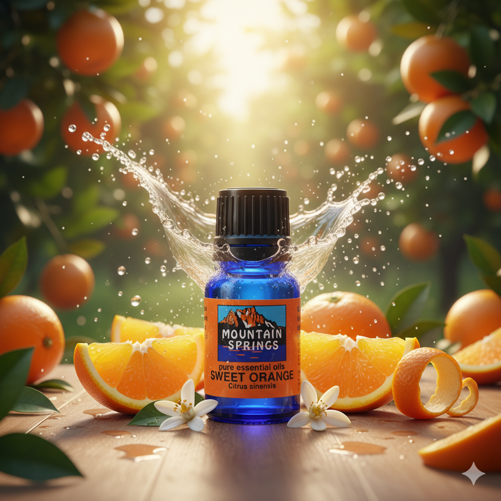 Orange Oil, Sweet 10 ml.